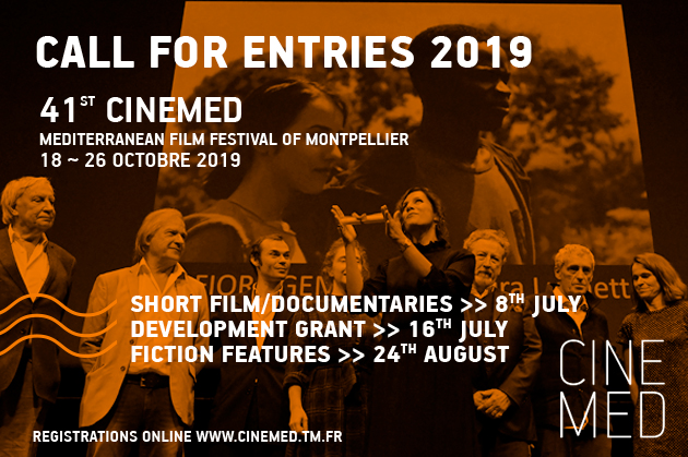 Call for entries CINEMED 2019 competition inscription